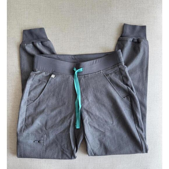Figs Graphite Zamora High Waisted Jogger Pants Size Extra Small - Picture 5 of 6